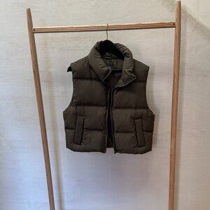 Zara vest Green Khaki SIze Small New